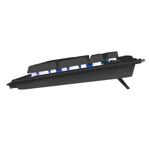 LogiLink ID0185 tastatur Mus inkluderet Spil USB QWERTY Engelsk Sort
