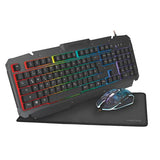 LogiLink ID0185 tastatur Mus inkluderet Spil USB QWERTY Engelsk Sort