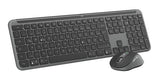 Logitech 920-012504 keyboard Mouse included Office RF Wireless + Bluetooth QWERTZ German Graphite
