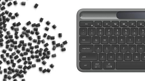 Logitech Signature Slim Solar+ K980 keyboard Universal RF Wireless + Bluetooth QWERTY UK International Graphite