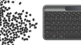 Logitech Signature Slim Solar+ K980 keyboard Universal RF Wireless + Bluetooth QWERTY UK International Graphite
