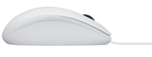 Logitech B100 Optisk Kabling Hvid