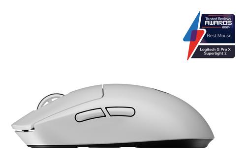 Logitech G PRO X SUPERLIGHT 2 Optisk Trådløs Hvid