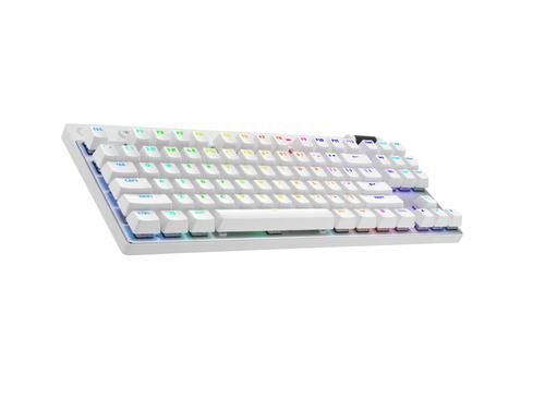 Logitech G PRO X TKL keyboard Gaming RF Wireless + Bluetooth QWERTY US International White