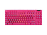 Logitech G PRO X TKL keyboard Gaming RF Wireless + Bluetooth QWERTY US International Magenta