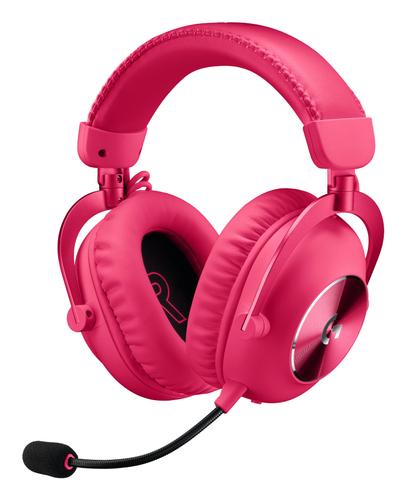 Logitech G 981-001275 headphones/headset Wireless Head-band Gaming Bluetooth Magenta