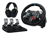 Logitech G 991-000539 Gaming Controller Rat + pedaler + headset PC, PlayStation 4, PlayStation 5, Playstation 3 Sort