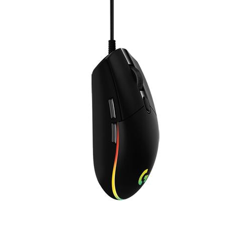 Logitech Gaming Mouse G203 LIGHTSYNC Optisk Kabling Sort