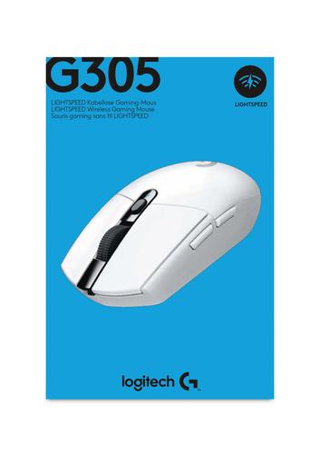 Logitech G305 Optisk Trådløs Hvid