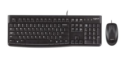 Logitech Desktop MK120 Tastatur og mus-sæt Kabling International NSEA