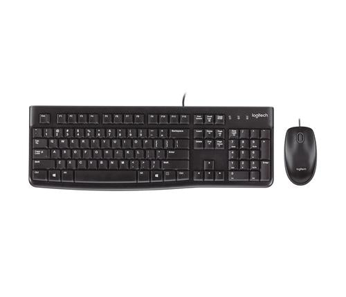 Logitech Desktop MK120 Tastatur og mus-sæt Kabling International NSEA