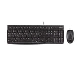 Logitech Desktop MK120 Tastatur og mus-sæt Kabling International NSEA