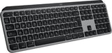Logitech Master MX Keys S for Mac keyboard Office RF Wireless + Bluetooth QWERTY US International Aluminium, Black