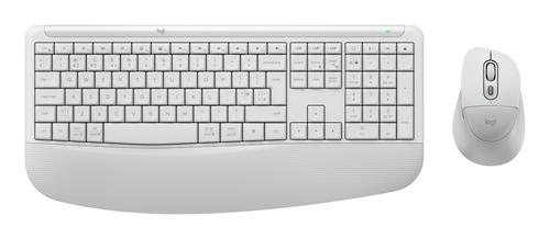 Logitech Signature Comfort Plus Combo MK880 keyboard Mouse included Universal RF Wireless + Bluetooth QWERTY English White