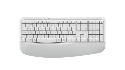 Logitech Signature Comfort Plus Combo MK880 keyboard Mouse included Universal RF Wireless + Bluetooth QWERTY English White