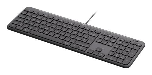 Logitech Signature Slim Wired K620 for Business keyboard Universal USB QWERTY US International Graphite