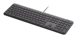Logitech Signature Slim Wired K620 for Business keyboard Universal USB QWERTY US International Graphite