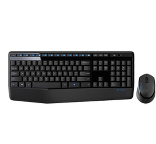 Logitech Wireless Combo MK345 Sæt med mus og tastatur Trådløs US International