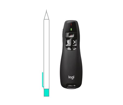 Logitech Wireless Presenter R400 Fjernbetjening til præsentation