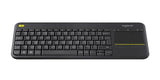 Logitech Wireless Touch Keyboard K400 Plus Tastatur Trådløs US International