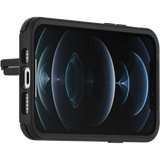 OtterBox-mobiltelefon holder til iPhone - sort - polykarbonat, magnet