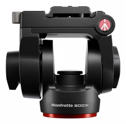 Manfrotto 500X Fluid Head stativhoved Sort Aluminium, Technopolymer 1/4, 3/8" Væske