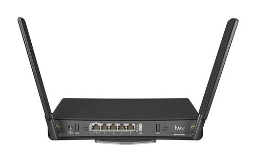 Mikrotik hAP ax³ wireless router Gigabit Ethernet Dual-band (2.4 GHz / 5 GHz) Black