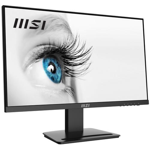 MSI Pro MP243X 23.8 Inch Monitor, Full HD (1920 x 1080), 100Hz, IPS, 4ms, HDMI, DisplayPort, Built-in Speakers, Anti-Glare, Anti-Flicker, Less Blue light, TUV Certified, VESA, Kensington, Black