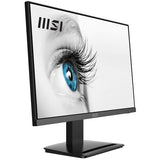 MSI Pro MP243X 23.8 Inch Monitor, Full HD (1920 x 1080), 100Hz, IPS, 4ms, HDMI, DisplayPort, Built-in Speakers, Anti-Glare, Anti-Flicker, Less Blue light, TUV Certified, VESA, Kensington, Black
