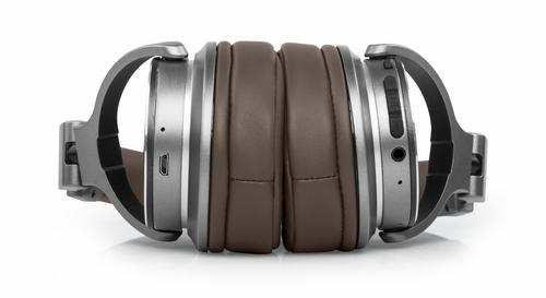 Muse M-278 BT Headset Wireless Head-band Micro-USB Bluetooth Brown, Silver