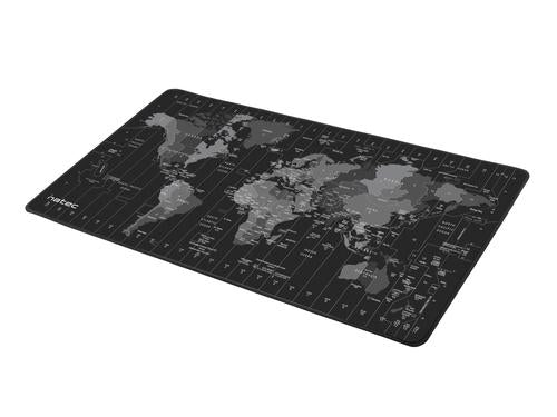 NATEC Time Zone Map Maxi Black, Grey