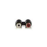 Nedis CABW24952AT cable gender changer 2 x RCA 2x RCA Female Anthracite
