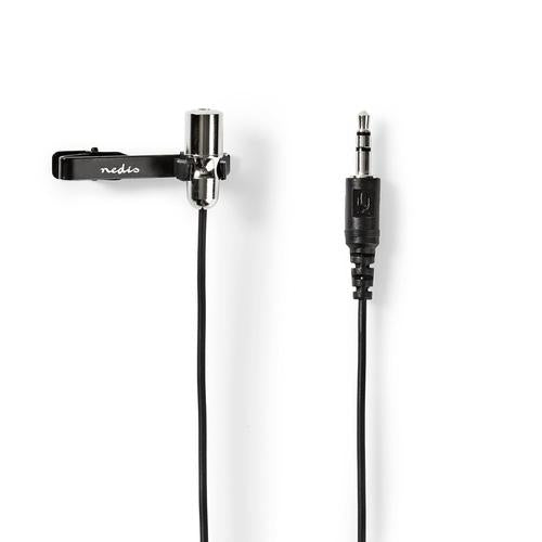 Nedis MICCJ105BK mikrofon Sort, Krom Clip-on mikrofon