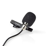 Nedis MICCJ105BK mikrofon Sort, Krom Clip-on mikrofon