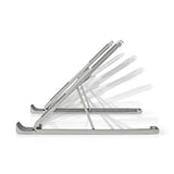 Nedis NBSTND100SI laptop stand Aluminium 43.2 cm (17")