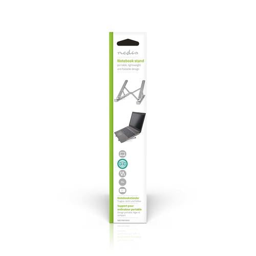 Nedis NBSTND100SI laptop stand Aluminium 43.2 cm (17")