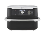 Ninja AF500EU fryer Double 10.4 L Stand-alone 2470 W Hot air fryer Black, Stainless steel