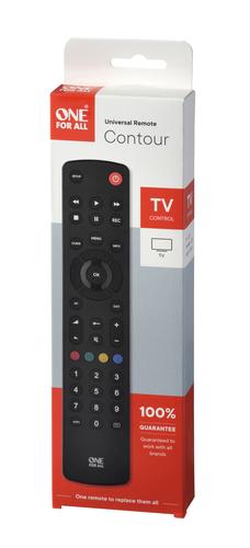 One For All Basic Universal Remote Contour TV