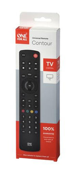 One For All Basic Universal Remote Contour TV