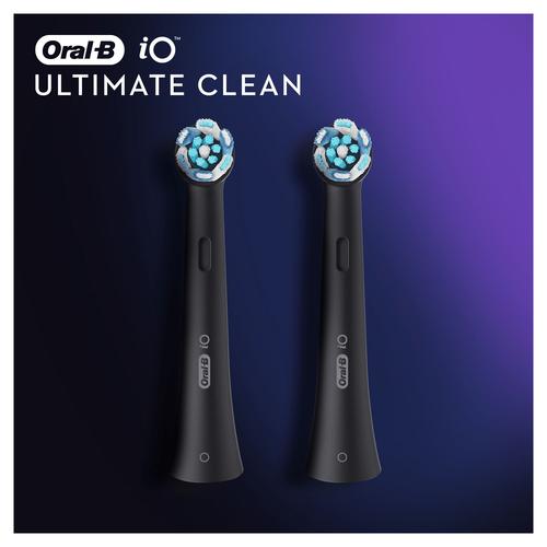 Oral-B iO Ultimate Clean 80335625 toothbrush head 2 pc(s) Black