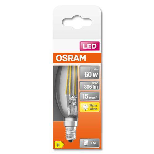 Osram STAR LED bulb Warm white 2700 K 5.5 W E14 D