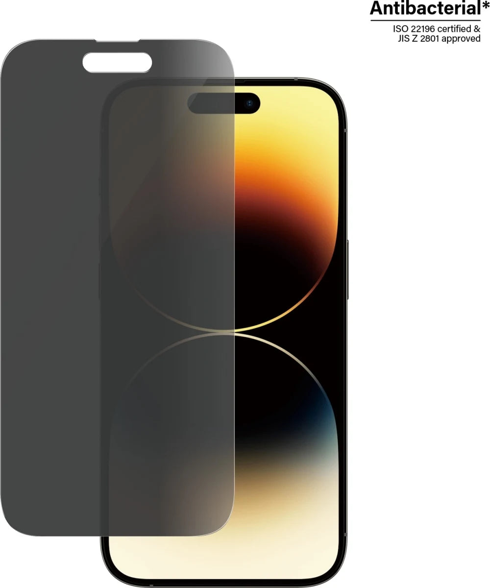 PanzerGlass Classic Fit Privacy iPhone 14 Pro Hærdet Glas