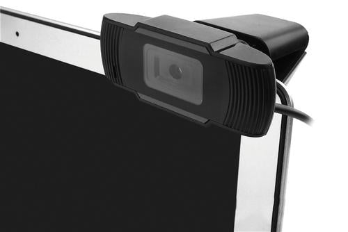 Platinet USB Webcam, Two Megapixels, 1080p Full HD, USB-A, Integrated Microphone, Adjustable Clip Base, 30-50 frames per second, Black, One Year Warranty, Box