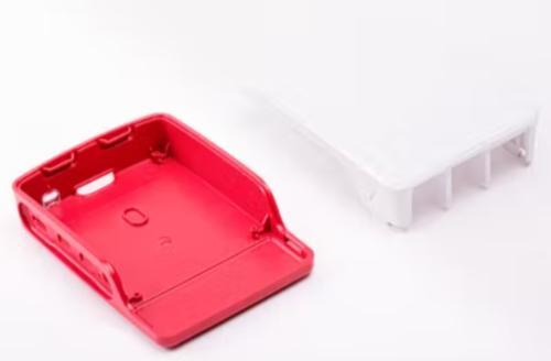 Raspberry Pi muovikotelo Raspberry Pi 4 B -tietokoneelle, valkoinen