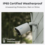 Reolink Argus Series B320 - 3MP Outdoor Battery-Powered Security Camera with Person/Vehicle Detection, Two-Way Audio