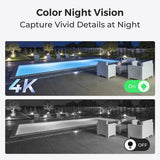 Reolink W437 - 4K Wi-Fi 6 Security Camera, IK10 Vandal-Proof, 5X Optical Zoom, 2.4/5 GHz Wi-Fi, Color Night Vision