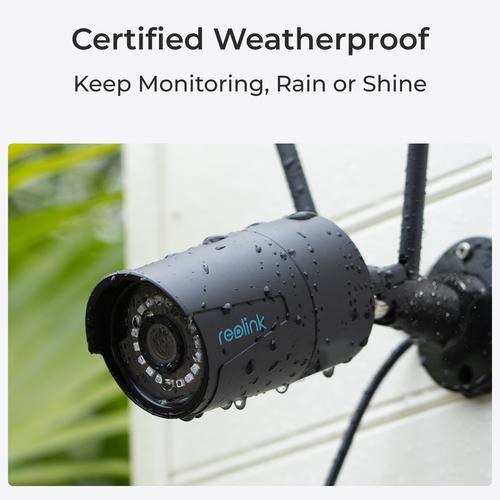 Reolink W320-B - 5MP Outdoor Security Camera, 2.4/5 GHz Wi-Fi, Person/Vehicle/Animal Detection, 100ft Night Vision