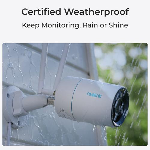 Reolink W330 - 4K Wi-Fi 6 Camera, 2.4/5 GHz Dual-Band Wi-Fi, Color Night Vision, Person/Vehicle/Animal Detection