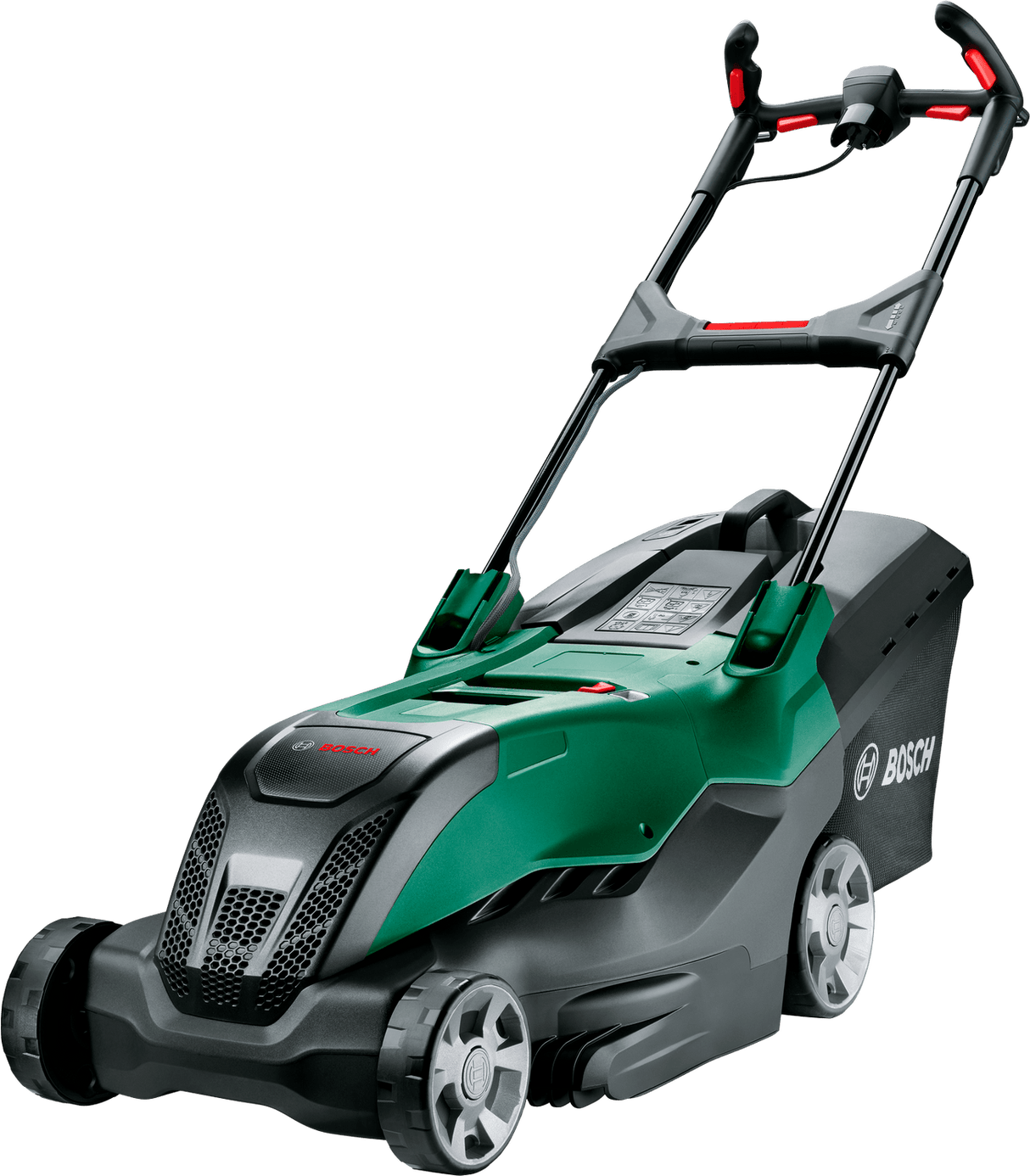 [AI generated title] Bosch Advanced-Rotak 40-650 Plæneklipper