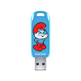 SanDisk Smurfs USB flash drive 128 GB USB Type-A 3.2 Gen 1 (3.1 Gen 1) Blue